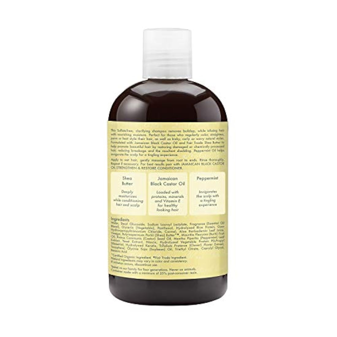 Champú de aceite de ricino