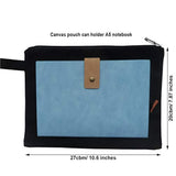 Enyuwlcm - Bolsa de maquillaje de lona de algodón 100%