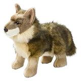Peluche de felpa diseño de Lobo color gris y blanco. RINCO