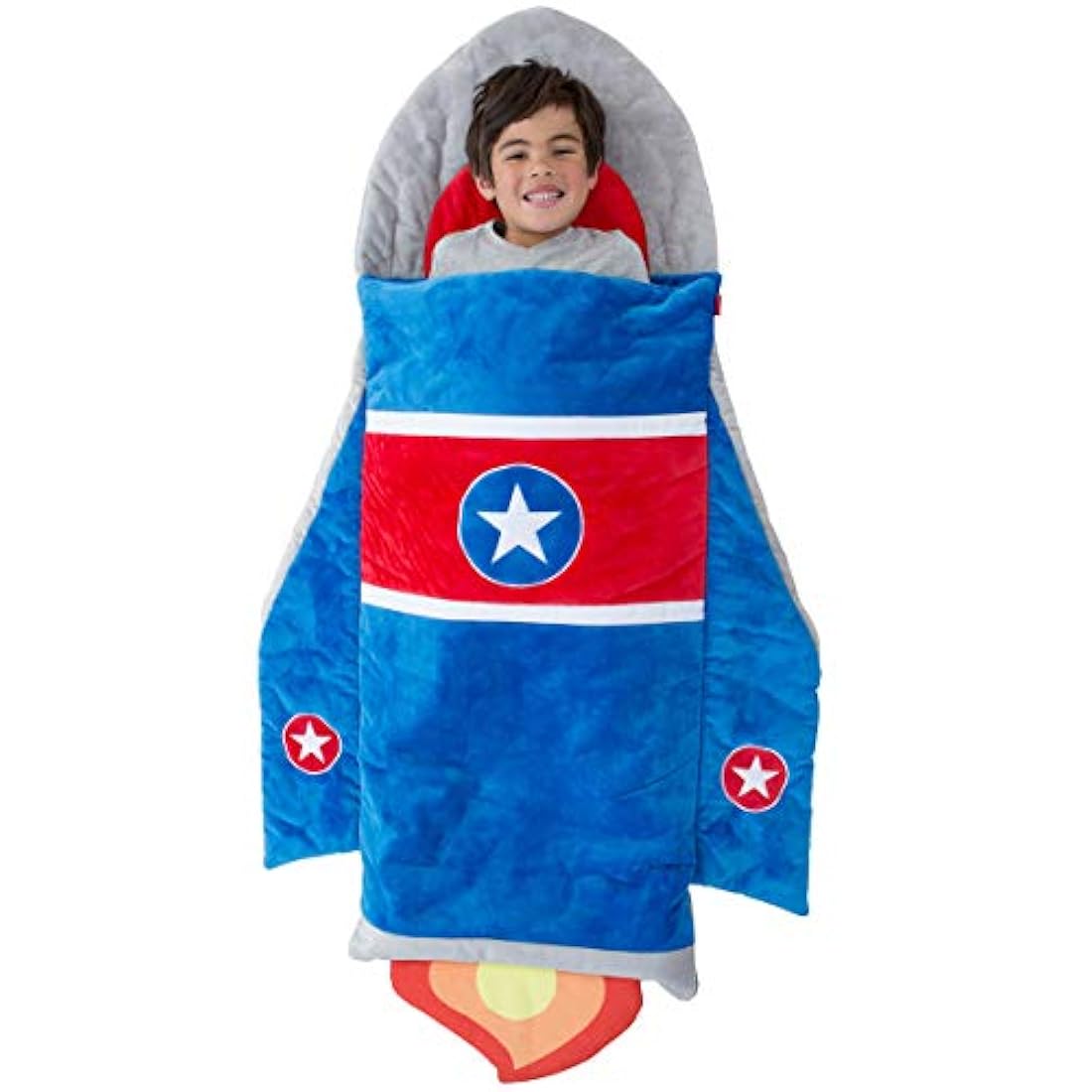Bolsa de dormir para niños con diseño de cohete