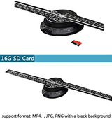 Ventilador Holográfico 3D Missyou, 16.5 Proyector 700 Videos