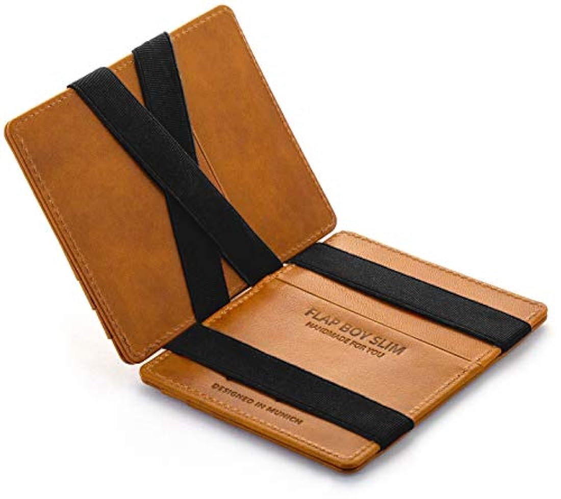 Jaimie Jacobs billetera, de cuero auténtico, para hombre