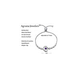Pulseras de piedra AGVANA de Metal para regalos San Valentín
