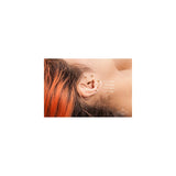 Aretes de bola de oro amarillo de 14 quilates para mujer