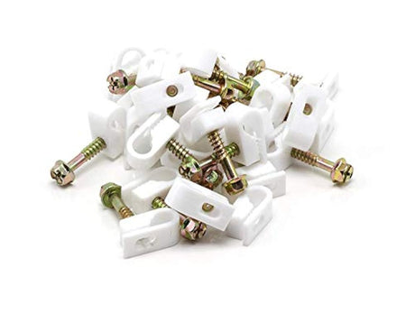 Clips de cable coaxiales únicos, Cat clip