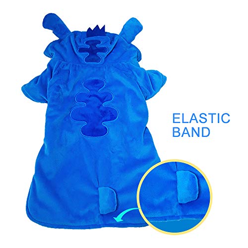 Disfraz para mascotas Gimilife, sudadera con capucha para perro, pijama de Navidad para mascotas, abrigo para mascotas, para perros y gatos pequeños, medianos y grandes, con diseño de Stitch de Disney, para Halloween e invierno