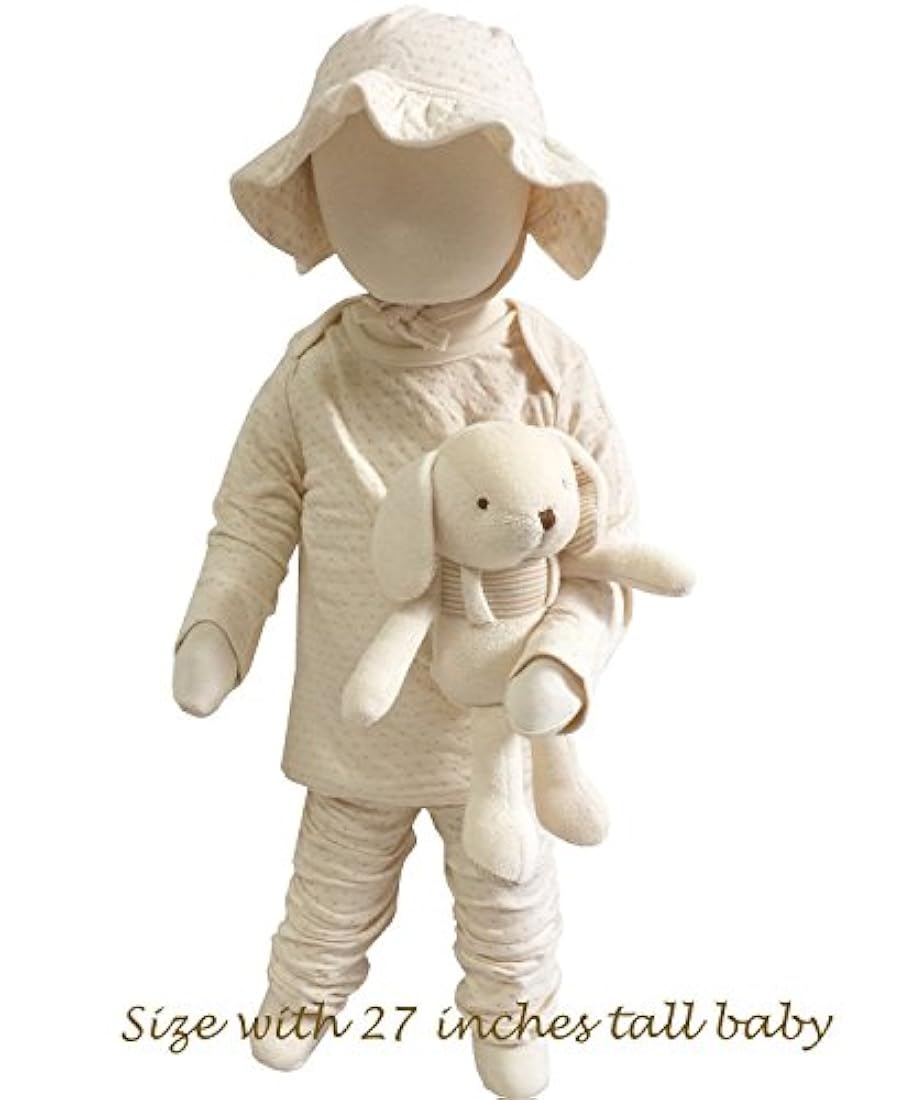 Peluches No teñido bebé orgánico del algodón Primer Juguete