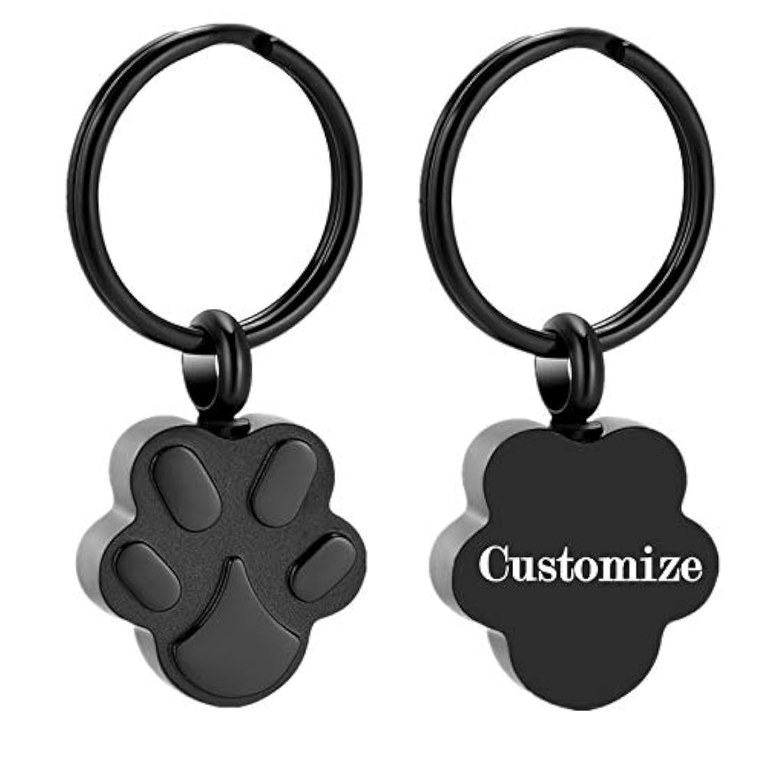 Llavero de urna de cenizas de cremación para cenizas de mascotasna conmemorativa