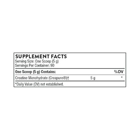 suplemento de creatina para la producción de energía 16 oz