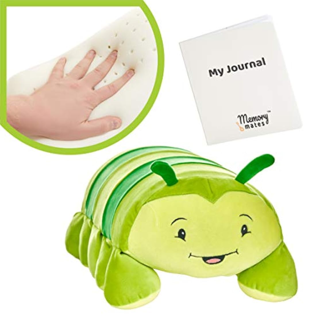 Almohada de espuma viscoelástica con diario para niños
