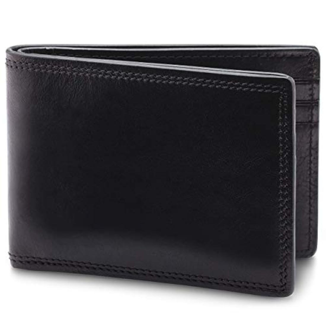 Bosca Cartera pequeña de piel bifold para hombre