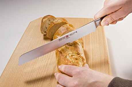Wüsthof Classic Ikon – cuchillo de pan, Negro