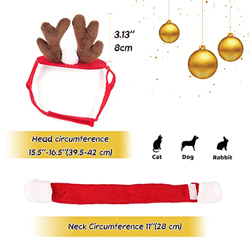 Sombrero de Papá Noel con bufanda  Conjunto de disfraz