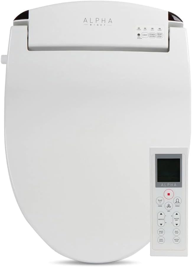 Asiento de inodoro bidet ALPHA, agua caliente, JX2