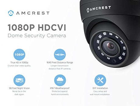 Amcrest Full HD 1080P 1920TVL Cámara de seguridad para exteriores