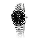 Reloj para hombre, correa de acero inoxidable de lujo