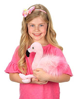 Peluche diseño de Flamingo Rosa 8.3in, Bearington Collection