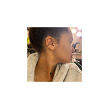 Aretes de aro de plata  3 pares para mujeres