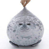Cojín de peluche con sello de blob