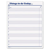 Tops Programa diario de cosas que hacer hoy Pad, 8.5 x 11