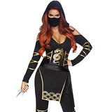 Disfraces Disfraz de ninja de 5 piezas, S
