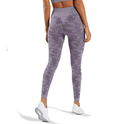 WodoWei - Leggings de cintura alta para mujer con estampado