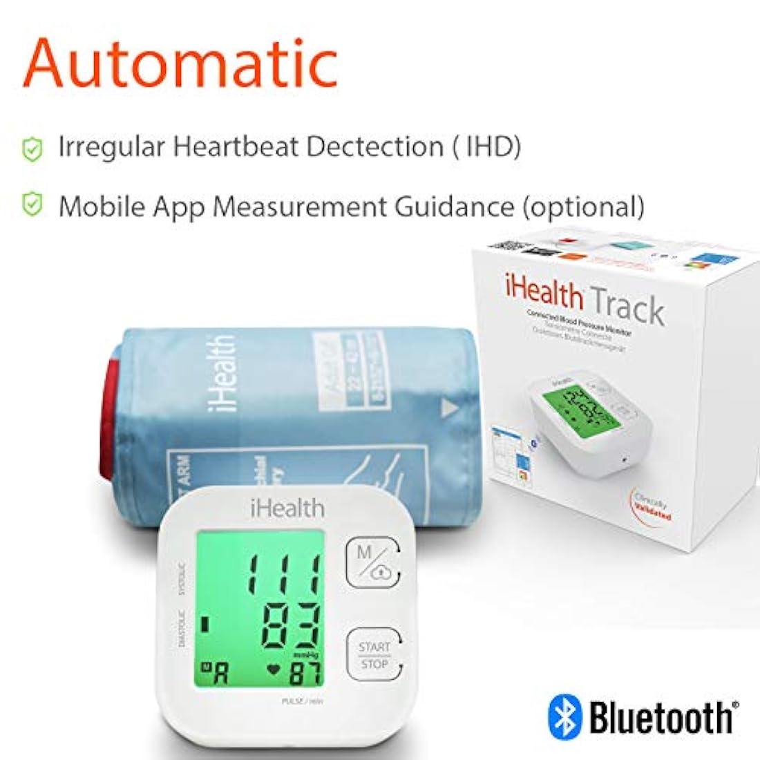 iHealth Track - Monitor de presión arterial inalámbrico