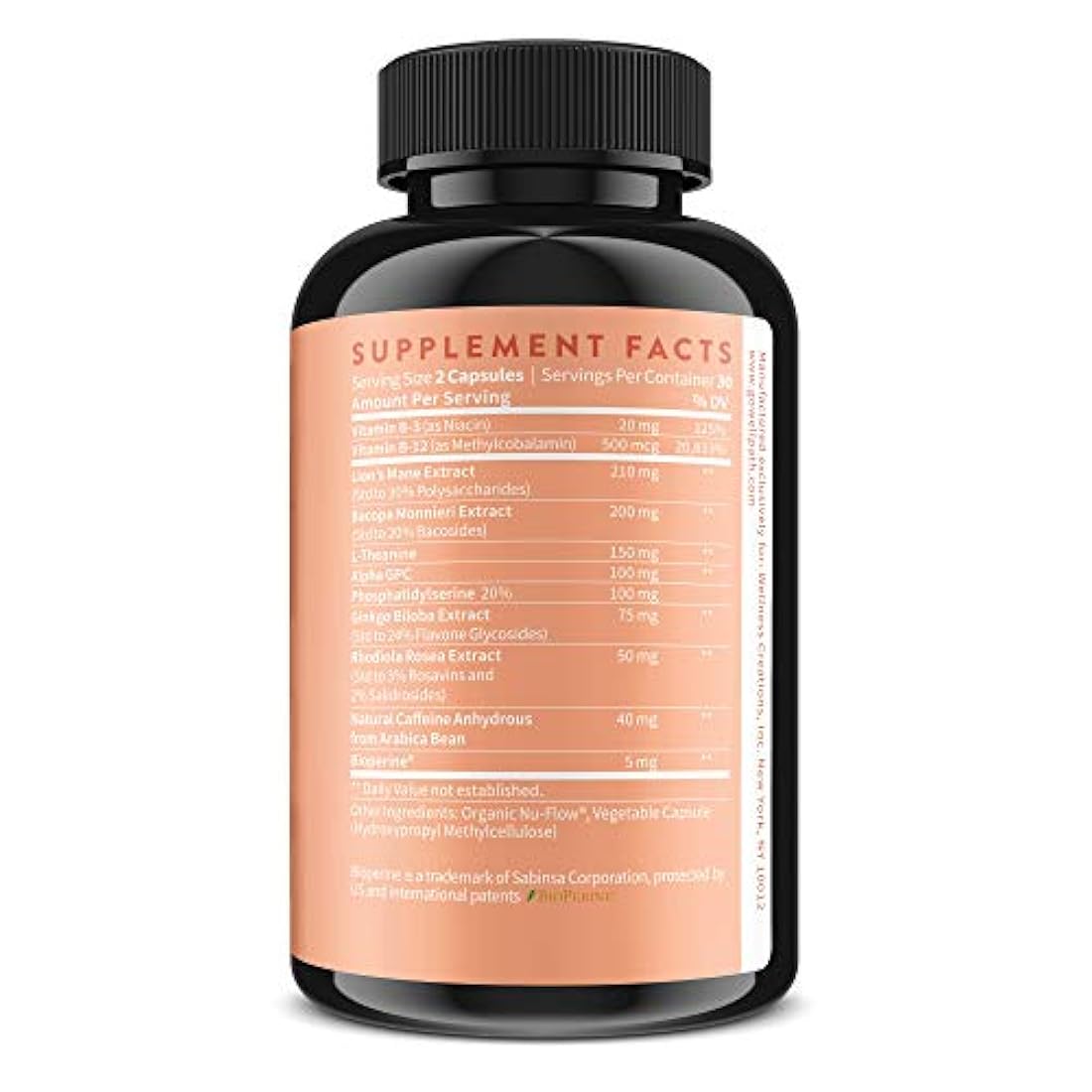 Mind Premium-Suplemento de soporte cerebral-Fórmula natural