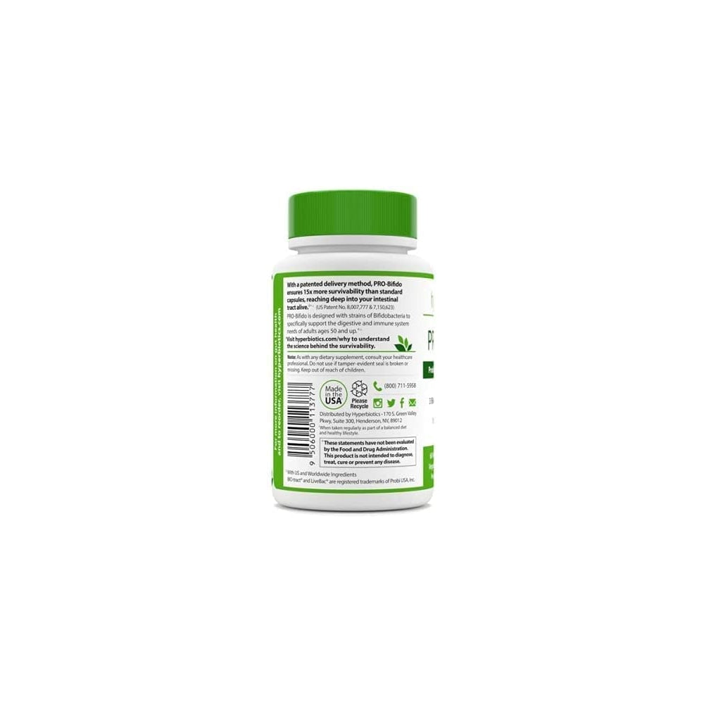 Suplementos Apoyo probiótico Pro-Brifido para edades 50+