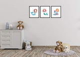 Láminas artísticas de decoración de pared de guardería 8x10