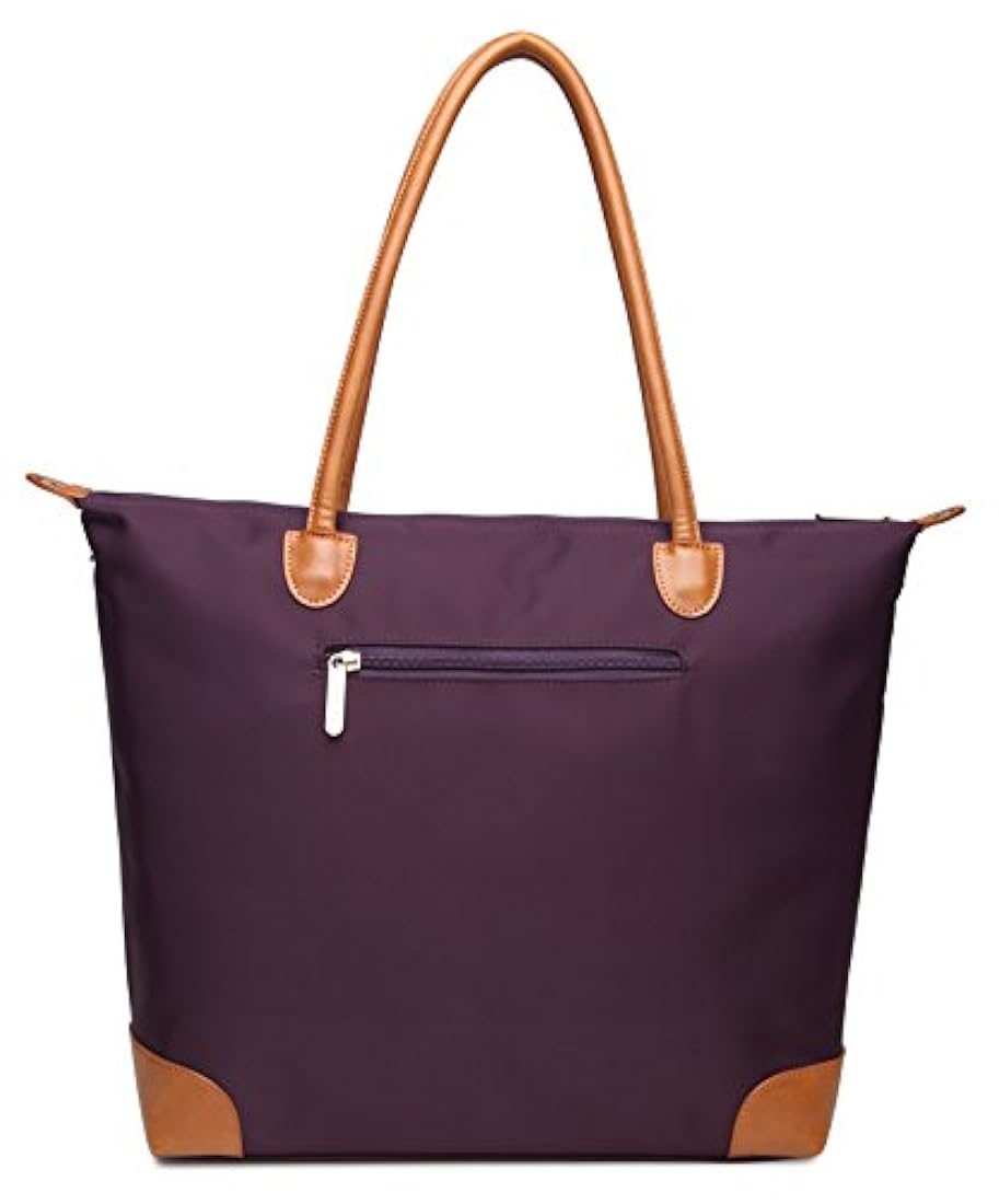 Bolsa tote de nylon impermeable con múltiples