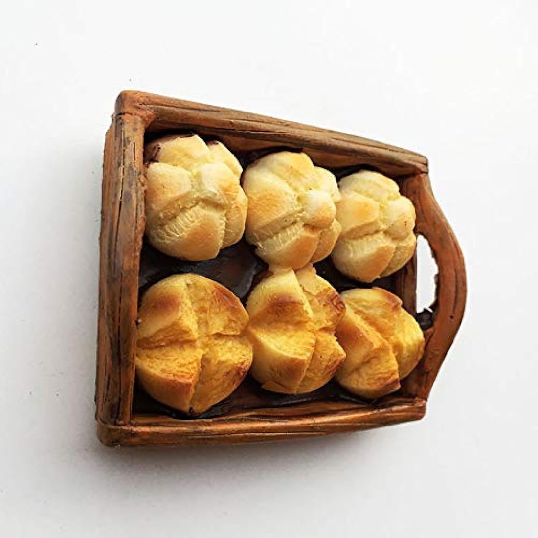 Imán de resina para refrigerador de pan, Delicious Food