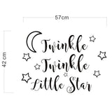Adhesivo decorativo para pared, diseño de estrella