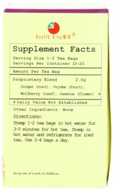 Salud Rey jengibre té de hierbas té 20 Count Caja HK-27B