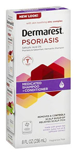 Champú y acondicionador medicados para psoriasis