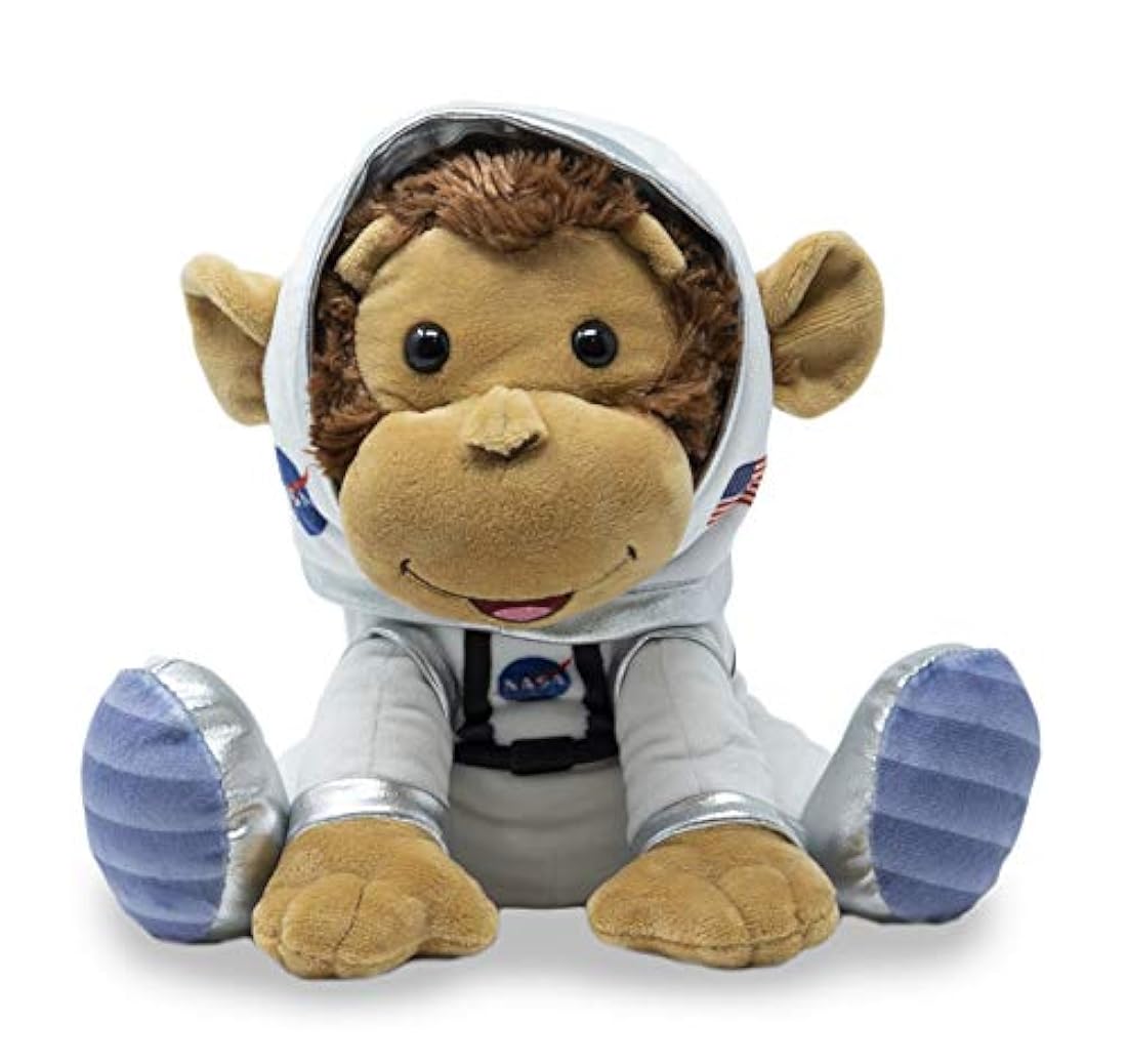 Peluche diseño de el Mono Astro Marrón-Blanco.Cuddle Barn