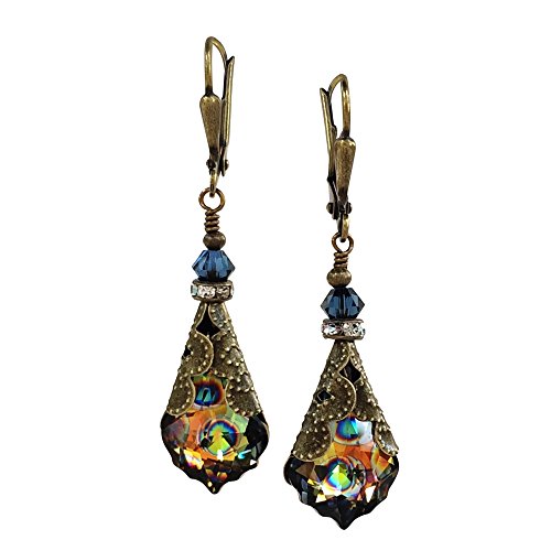 HisJewelsCreations Aretes colgantes inspirados vendimia