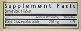 Vit C pestañas 250 mg wmill 100