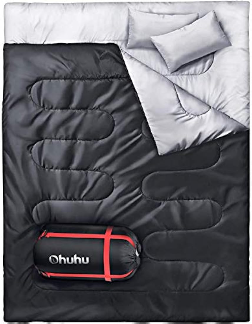 saco de dormir impermeable y liviano para dos adultos