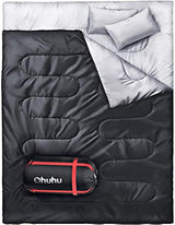 saco de dormir impermeable y liviano para dos adultos