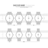 Reloj de cuarzo para hombre con correa de acero inoxidable