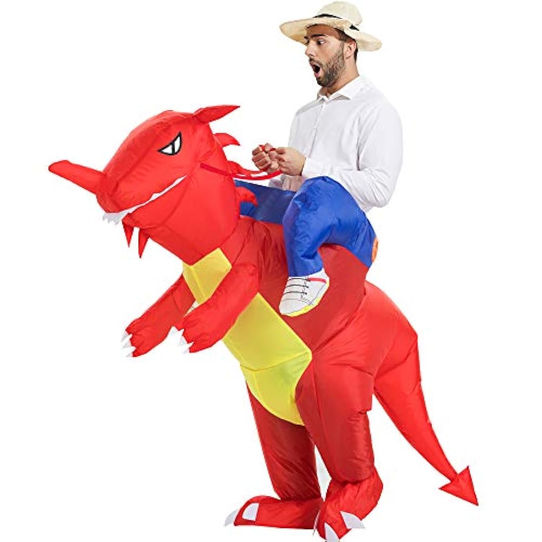 Disfraces Disfraz de dinosaurio inflable