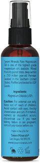 Aceite de Magnesio Puro Travel Size - Seven Minerals - 2 fl oz