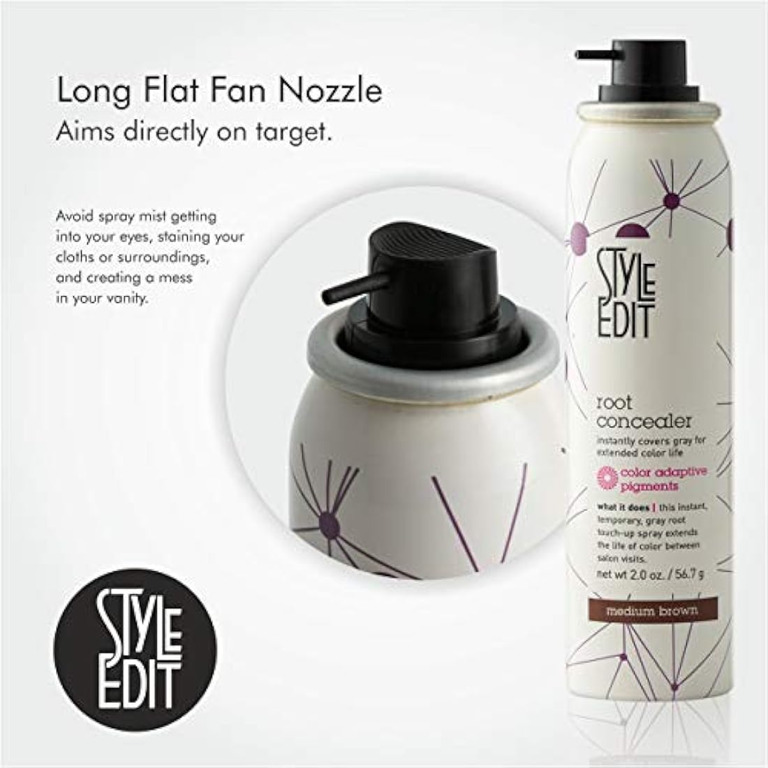 Style Edit Root Correcaler Touch Up Spray Cubre