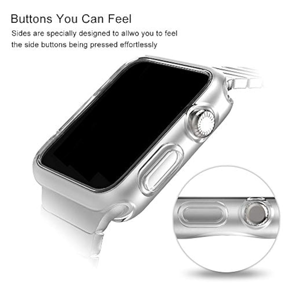 Funda para Apple Watch transparente
