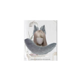 Disfraces de Diadema de orejas de lobo plateado talla única