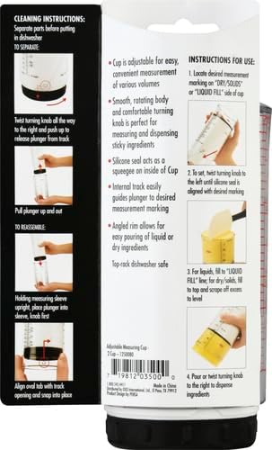 Taza Medidora Ajustable 2 Tazas OXO Good Grips, Modelo 1127500