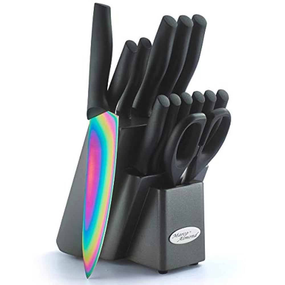 juegos de cuchillos Marco Almond en acero inoxidable