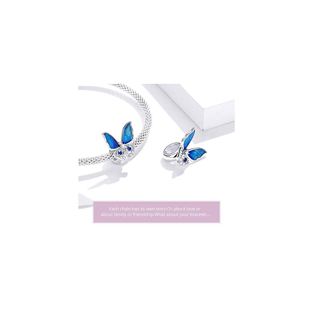 Pulseras y tobilleras espaciadora de plata