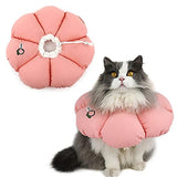 HiDREAM - Collar de cono de gato, bonito collar isabelino impermeable para gatos, antimordeduras, curación de heridas, seguridad para recuperación, estilo para todas las estaciones